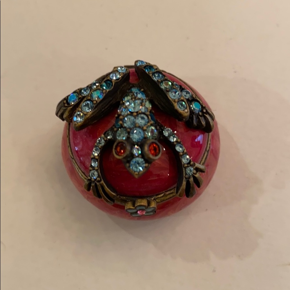 Jay Strongwater Enameled Mini Trinket Box